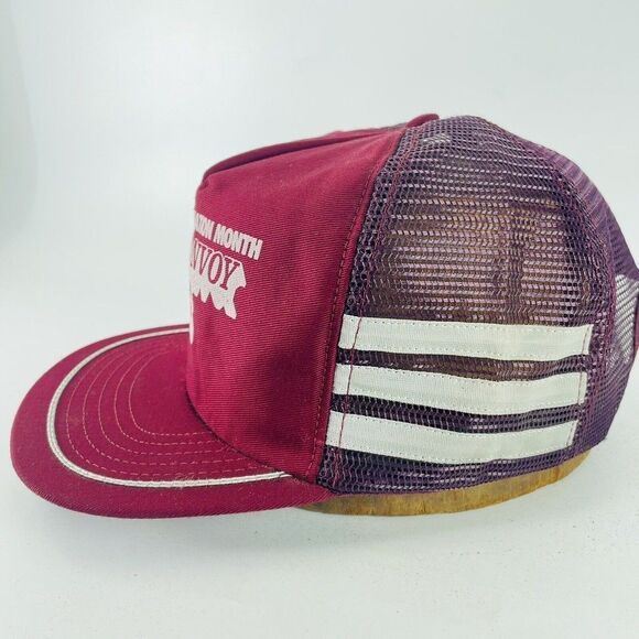 Ford Convoy '88 Mesh Snapback Trucker Appreciation Month 3 Stripe Hat Cap USA - Picture 3 of 9